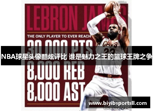 NBA球星头像酷炫评比 谁是魅力之王的篮球王牌之争